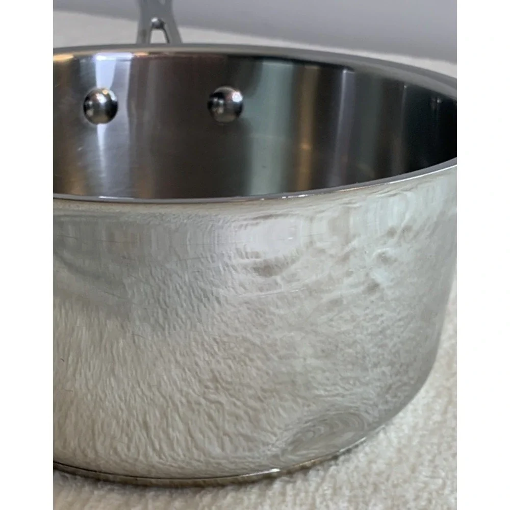 Cuisinart 3 Qt. Saucepan Model #7193-20 Stainless Steel No Lid FLAW